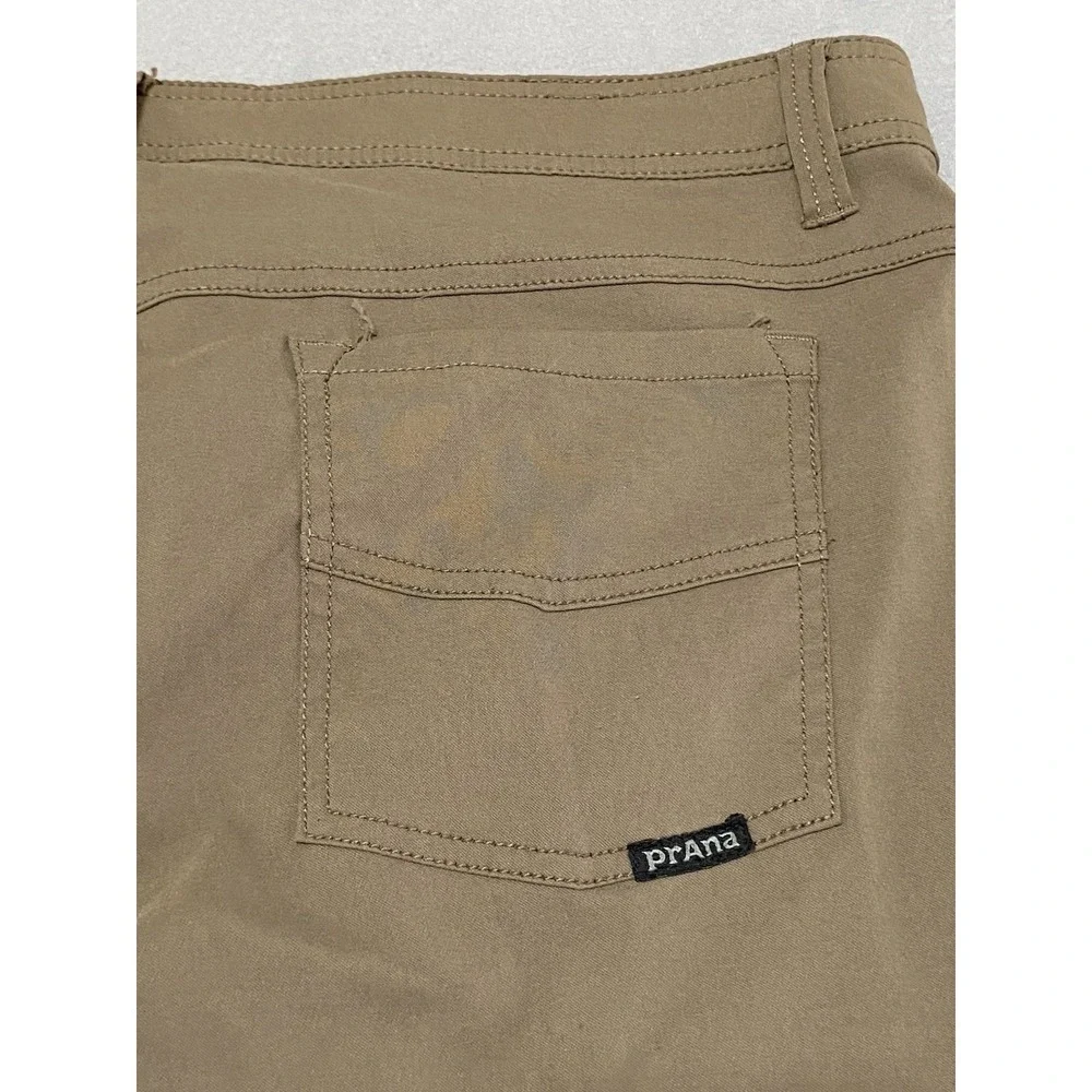 Prana Brion Men's Slim Brown Pants Size 38w32L‎ Outdoor Active Hiking M4BN32312